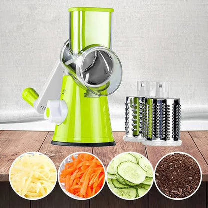 Manual Vegetable Cutter Multifunctional Rotary Slicer